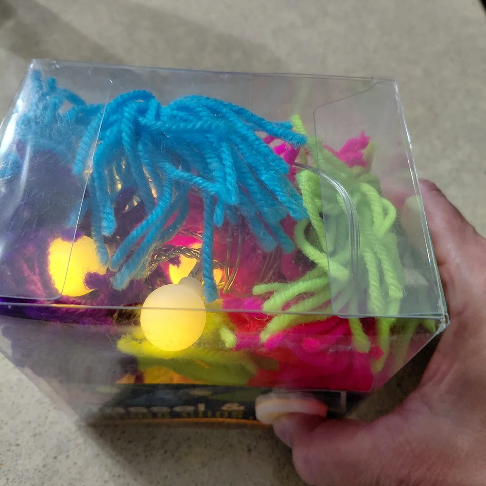 Tassel LED Garland Colorful, Photo NWT